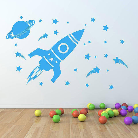 'Children's Space Set' Wall Sticker - Oakdene Designs - 1