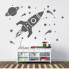 'Children's Space Set' Wall Sticker - Oakdene Designs - 2