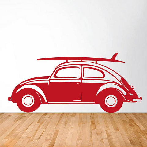 Classic Car Vinyl Wall Sticker Side View - Oakdene Designs - 1