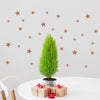 Copper Effect Star Wall Sticker Set - Oakdene Designs - 2
