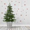 Copper Effect Star Wall Sticker Set - Oakdene Designs - 1