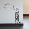 Mike the Meerkat Personalised Wall Sticker - Oakdene Designs - 1