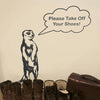 Mike the Meerkat Personalised Wall Sticker - Oakdene Designs - 2
