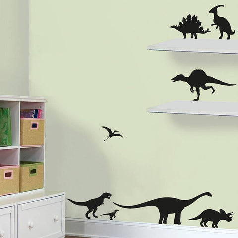 Pack Of Dinosaurs Vinyl Wall Stickers - Oakdene Designs