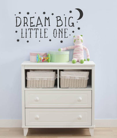Dream Big Children's Wall Sticker - Oakdene Designs - 1