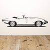 E Type Sports Car Vinyl Wall Sticker - Oakdene Designs - 1