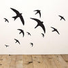 Flock Of Swifts Vinyl Wall Sticker - Oakdene Designs - 3