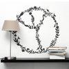 Floral Peace Sign Wall Sticker - Oakdene Designs - 1