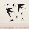 Flying Swallows Vinyl Wall Sticker - Oakdene Designs - 2