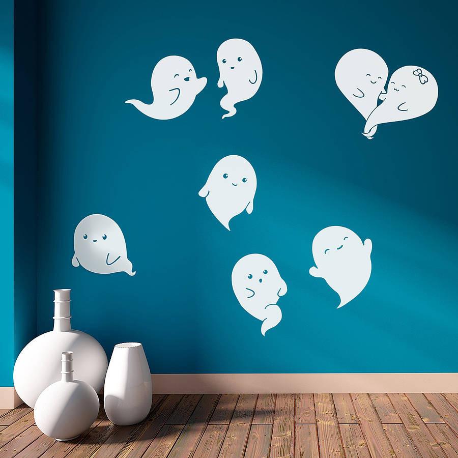 Ghosts Halloween Wall Stickers - Oakdene Designs - 1