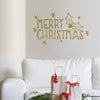 Gold 'Merry Christmas' Wall Sticker - Oakdene Designs - 2