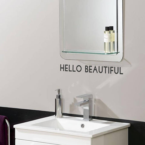 'Hello Beautiful' Mirror Sticker - Oakdene Designs - 4