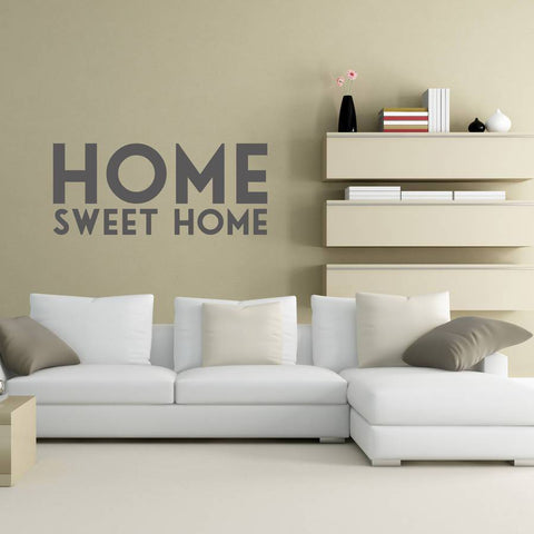 Oakdene Designs Wall Stickers 'Home Sweet Home' Vinyl Wall Sticker
