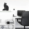 Homely Cat Vinyl Wall Stickers - Oakdene Designs - 2