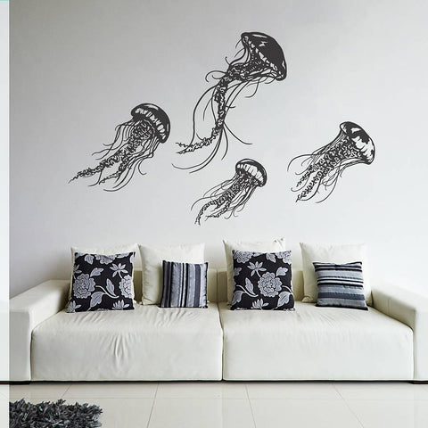 Jellyfish Wall Sticker Set - Oakdene Designs - 1