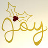 'Joy Christmas' Gold Wall Sticker - Oakdene Designs - 3