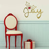 'Joy Christmas' Gold Wall Sticker - Oakdene Designs - 1