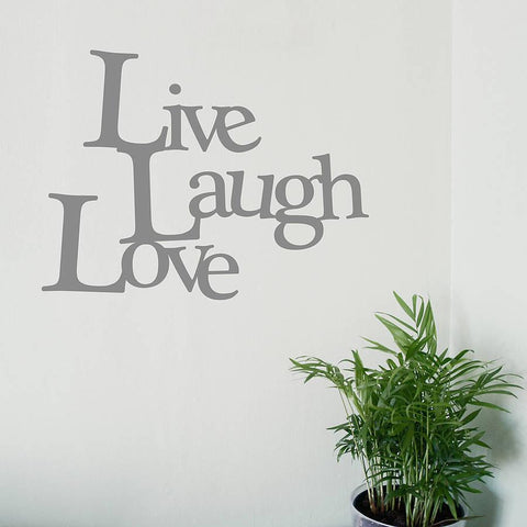 'Live, Laugh, Love' Vinyl Wall Sticker - Oakdene Designs