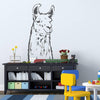 Llama Vinyl Wall Sticker - Oakdene Designs - 3