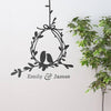 Love Birds Vinyl Wall Sticker - Oakdene Designs - 1