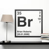 Personalised Periodic Table Wall Sticker - Oakdene Designs - 1
