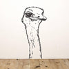 Ostrich Head Wall Sticker - Oakdene Designs - 4