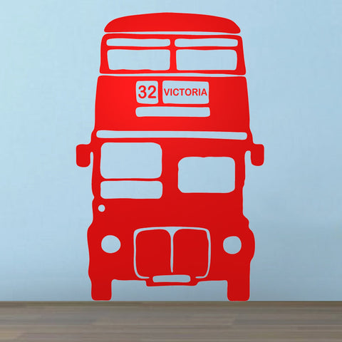 Personalised Bus Vinyl Wall Sticker - Oakdene Designs - 1