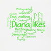 Personalised 'Likes' Word Cloud Wall Sticker - Oakdene Designs - 3