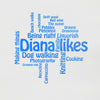 Personalised 'Likes' Word Cloud Wall Sticker - Oakdene Designs - 4
