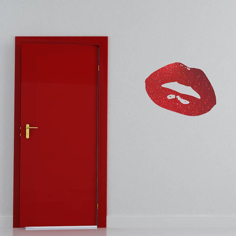 Pop Art Lips Vinyl Wall Sticker - Oakdene Designs - 1