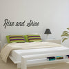 'Rise And Shine' Wall Sticker - Oakdene Designs - 2