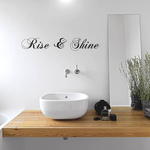 'Rise And Shine' Wall Sticker - Oakdene Designs - 1