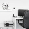 Skull Vinyl Wall Sticker - Oakdene Designs - 2