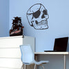 Skull Vinyl Wall Sticker - Oakdene Designs - 1