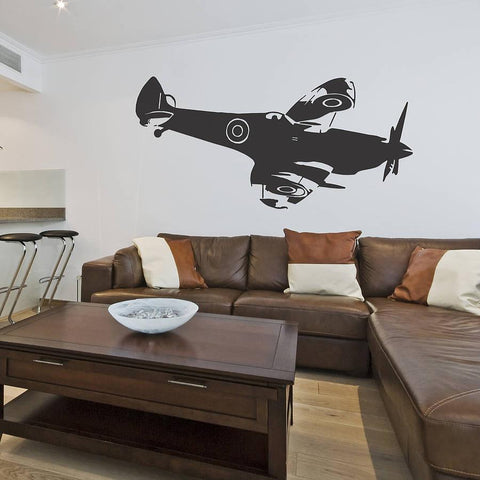 Spitfire Side Vinyl Wall Sticker - Oakdene Designs