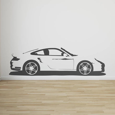 Sports Car Vinyl Wall Sticker - Oakdene Designs