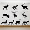 Stag And Deer Vinyl Wall Stickers - Oakdene Designs - 2