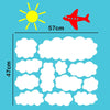 Cloud and Plane Wall Sticker Set - Oakdene Designs - 2