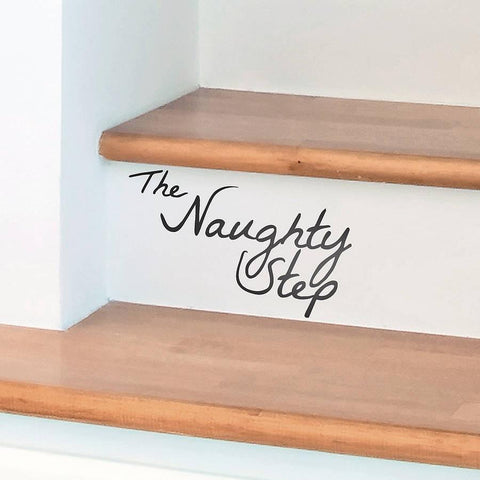'The Naughty Step' Children's Wall Sticker - Oakdene Designs - 1