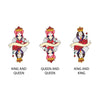 Oakdene Designs Wallet Cards Personalised Couples Kings and Queens Wallet Card