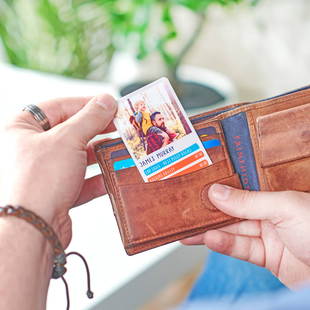 Oakdene Designs Wallet Cards Personalised Top Dad Wallet Card