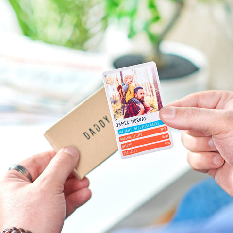 Oakdene Designs Wallet Cards Personalised Top Dad Wallet Card