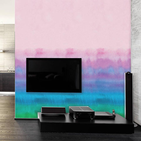 Rainbow Watercolour Self Adhesive Wallpaper - Oakdene Designs - 5