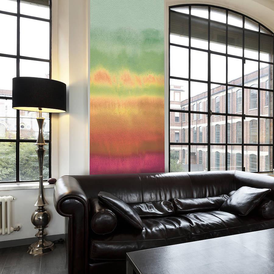 Rainbow Watercolour Self Adhesive Wallpaper - Oakdene Designs - 1